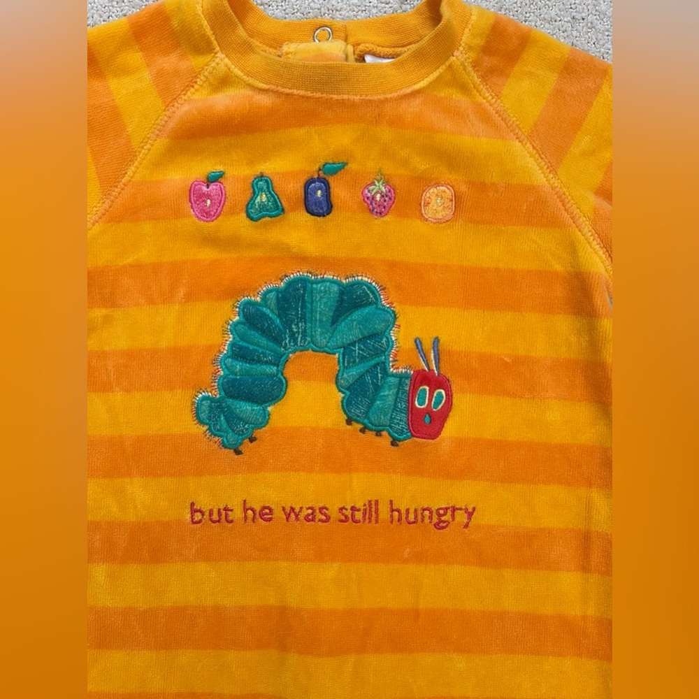Carter's Vibrant Orange Baby Romper